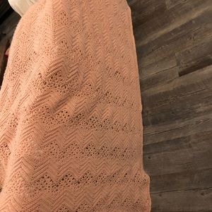 Vintage Handmade Crochet Blanket Afghan